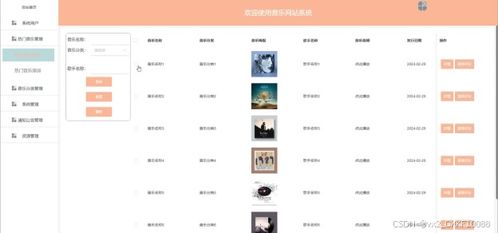 SpringBoot音乐网站系统设计与实现